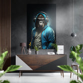 Anger of the Ape Brushed Aluminum Dibond Wall Art.
